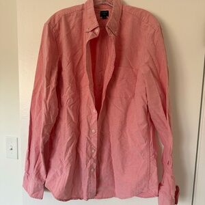 Men's Pink Button-Up Shirt
